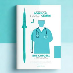 Create a book cover about surgical studies