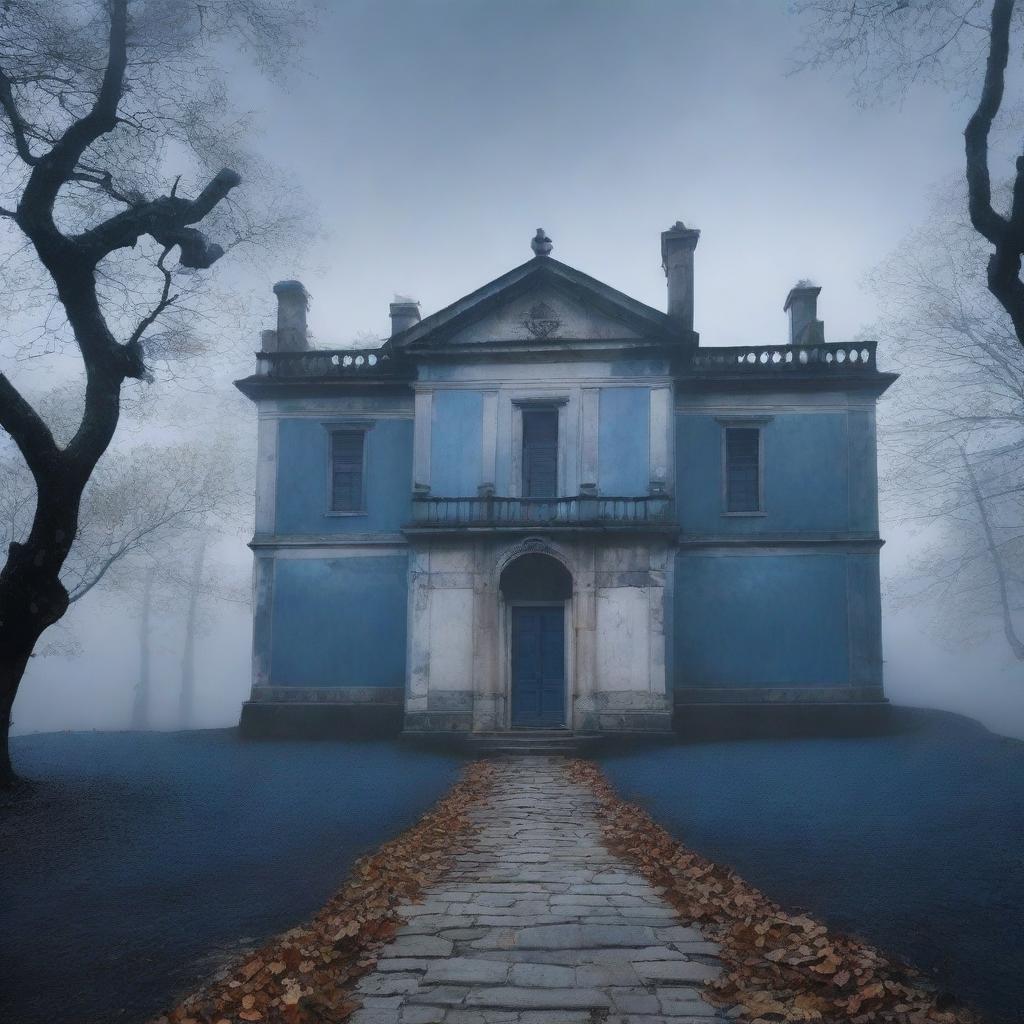 The cover of the book 'Sombras do Passado' features an old mansion shrouded in ethereal mist, evoking mystery and romance