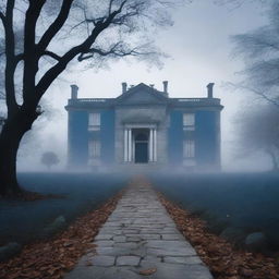 The cover of the book 'Sombras do Passado' features an old mansion shrouded in ethereal mist, evoking mystery and romance