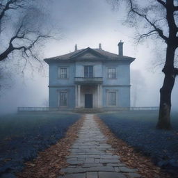 The cover of the book 'Sombras do Passado' features an old mansion shrouded in ethereal mist, evoking mystery and romance