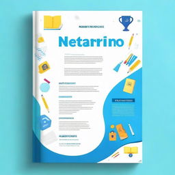 Create a cover for the NETRINO tutoring competition booklet