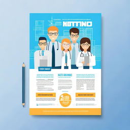 Create a cover for NETRINO tutoring competition booklet