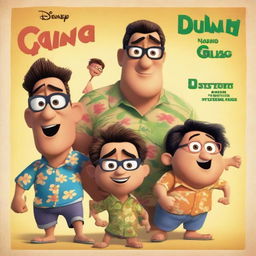 A Disney Pixar movie poster for a film titled 'Duwang Gang'