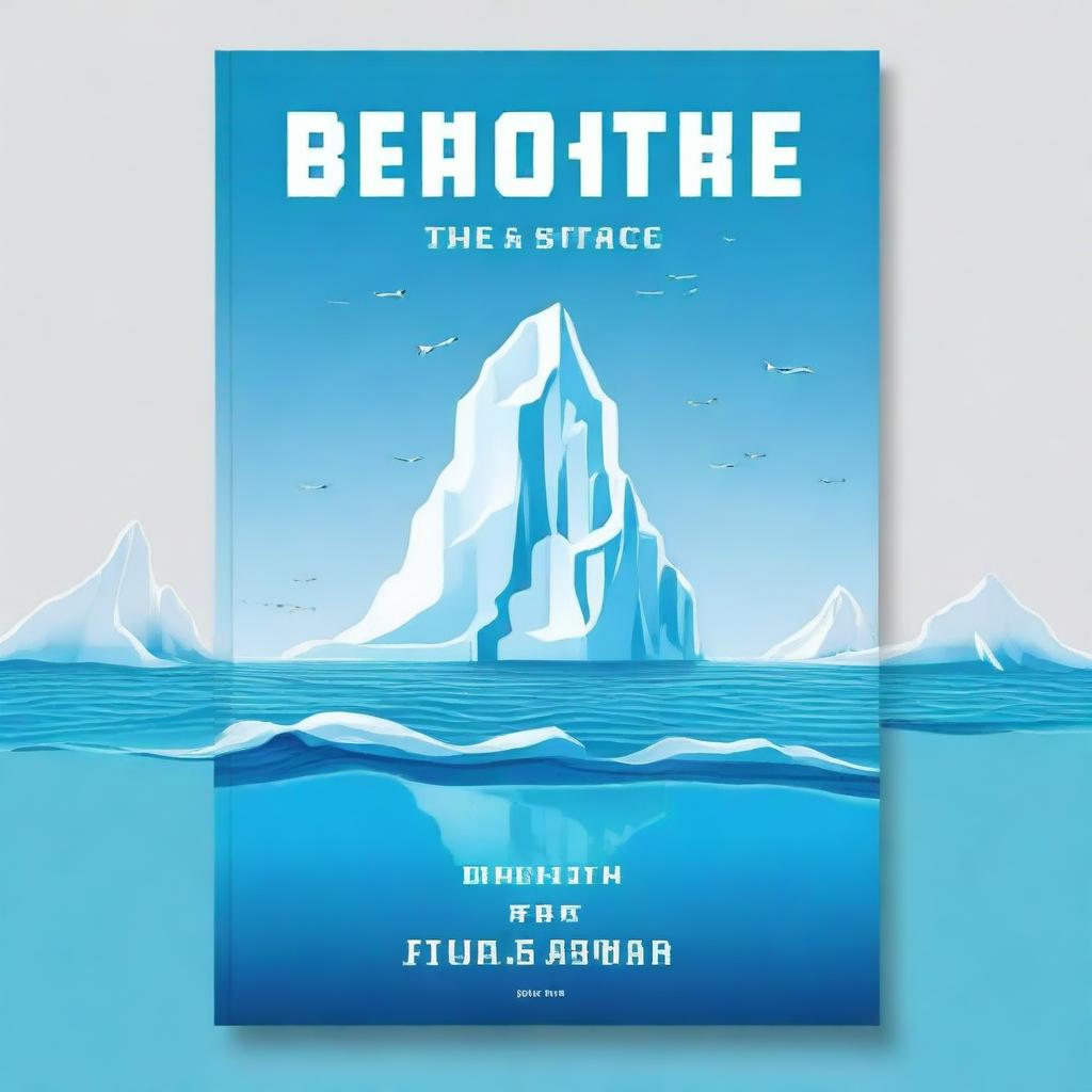 Create a book cover titled 'Beneath the Surface'