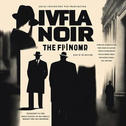 Create a cover for an ebook titled 'The Film Noir Primer'