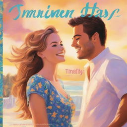 The cover of A Summer Fling features Emily and Liam sharing a joyful moment on a sunlit beach