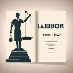 A book cover design for a book on labor law focused on the pro-employee principle