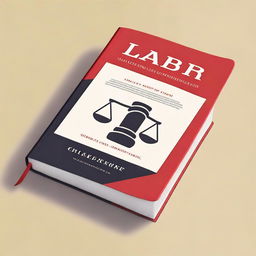 A book cover design for a comprehensive guide on labor law