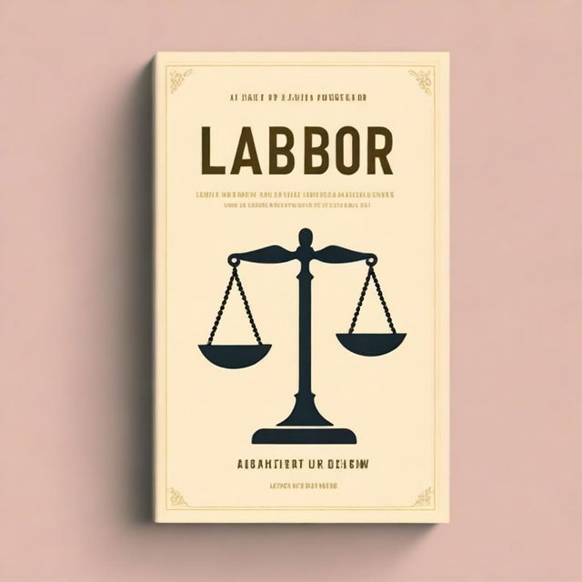 A book cover design for a comprehensive guide on labor law