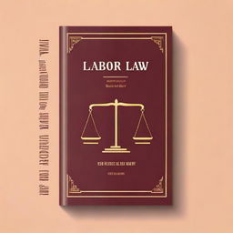 A book cover design for a comprehensive guide on labor law