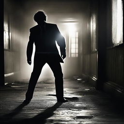 Create an image that captures the essence of a thriller