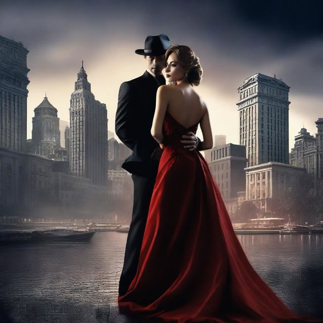 Create a captivating book cover for a mafia romance novel