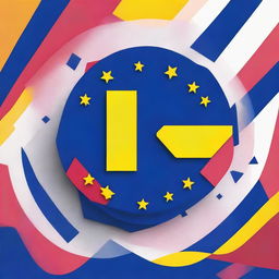 Create an image that represents the concept of 'Eu'