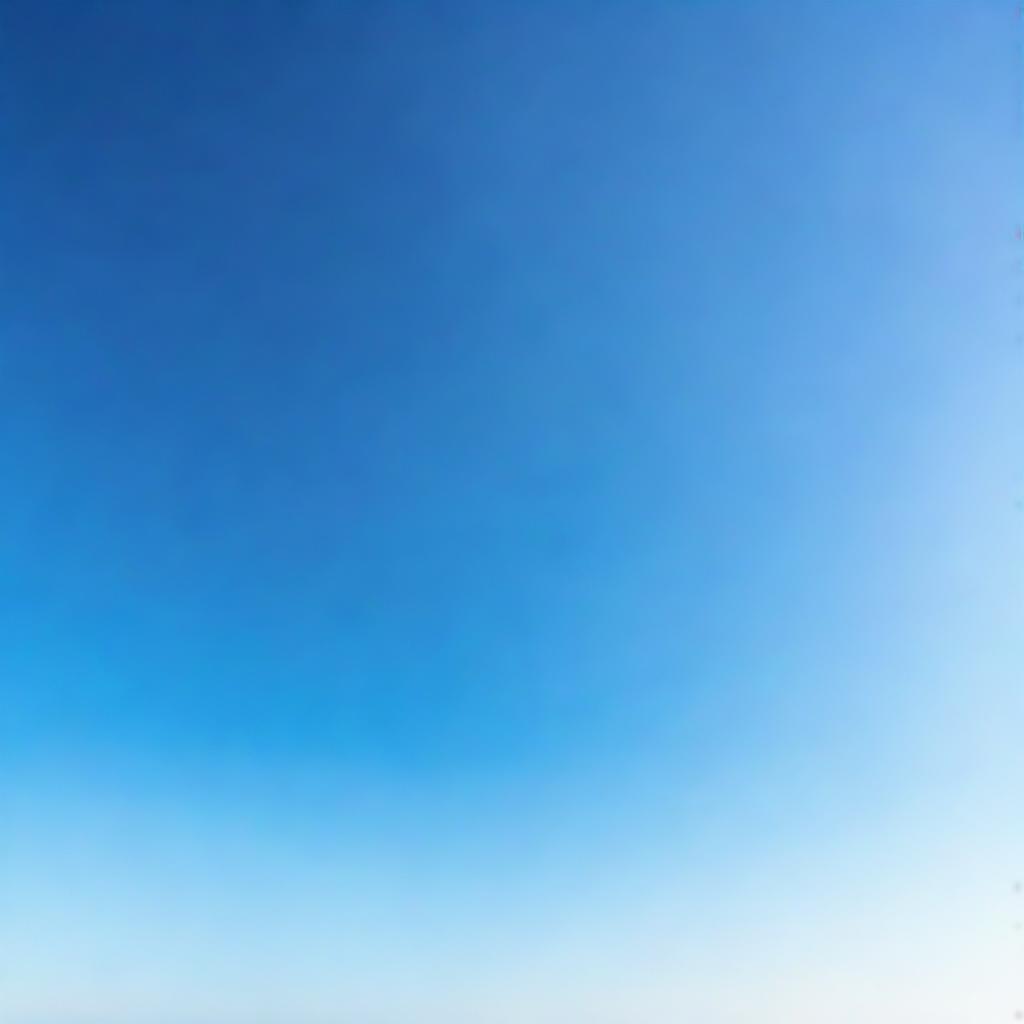 A wide-angle 16:9 image of a clear blue sky with no clouds