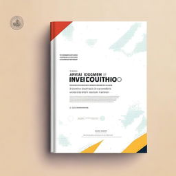 Create a book cover titled 'Algoritmo para el Desarrollo de un Proyecto de Investigación en Ingeniería' by José Morales Lira