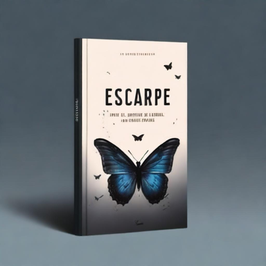 Design a dark-themed book cover titled 'Escape'