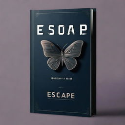 Design a dark-themed book cover titled 'Escape'