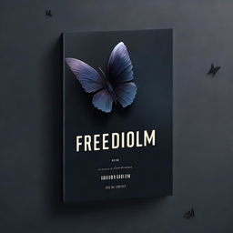 Design a dark-themed book cover titled 'Freedom'