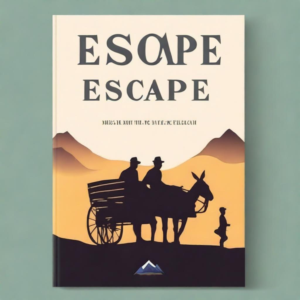 Create a book cover for a title called 'Escape'