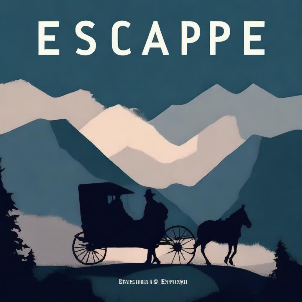 Create a book cover titled 'Escape'