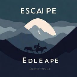 Create a book cover titled 'Escape'