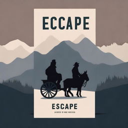 Create a book cover titled 'Escape'