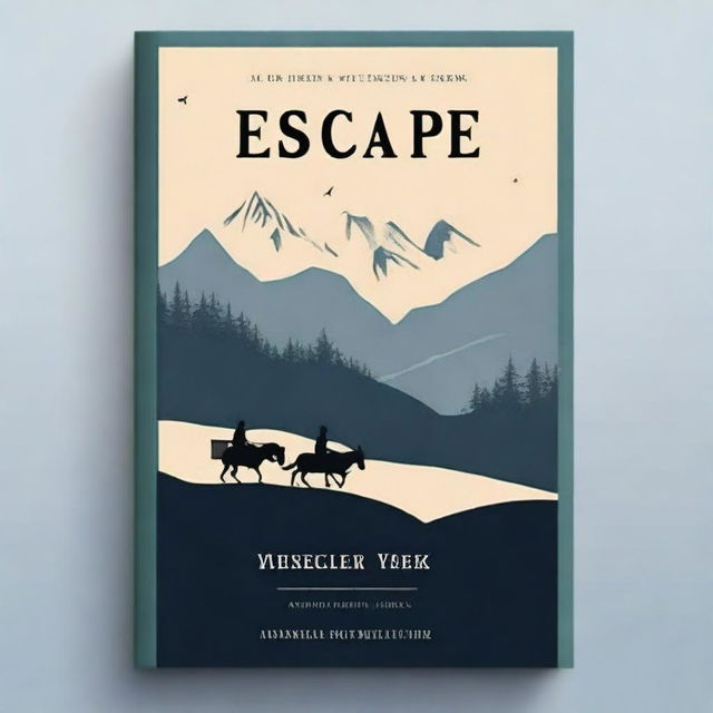 Design a book cover titled 'Escape' set in the Carpathian Mountains