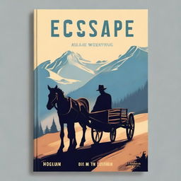 Design a book cover titled 'Escape'