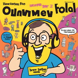 A humorous book cover titled 'How to Listen to Drew for Dummies'