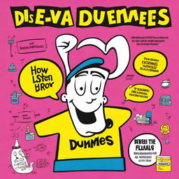 A humorous book cover titled 'How to Listen to Drew for Dummies'