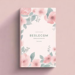 Design an aesthetic novel book cover that exudes elegance and beauty