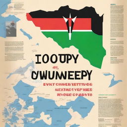 Create a book cover with the title 'Occupy Everywhere and Other Stories'