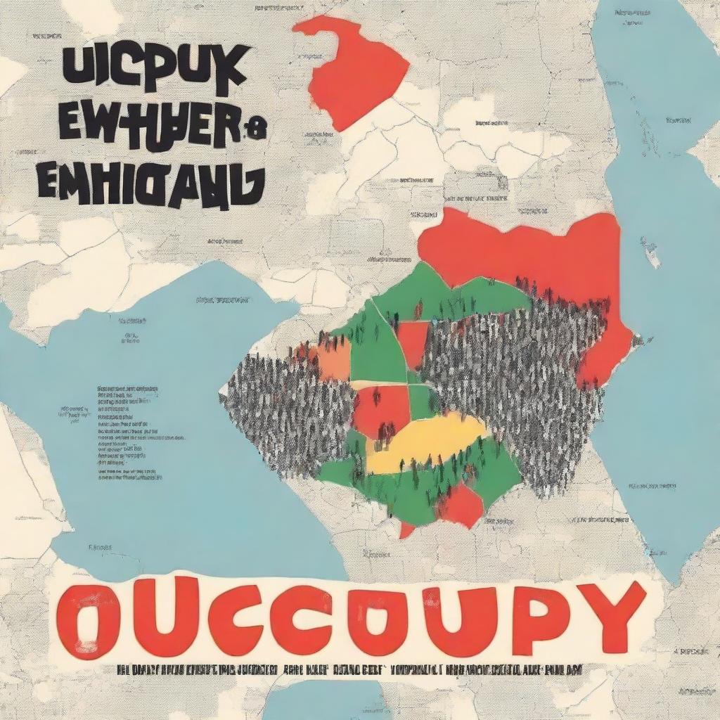 Design a book cover with the title 'Occupy Everywhere and Other Stories'