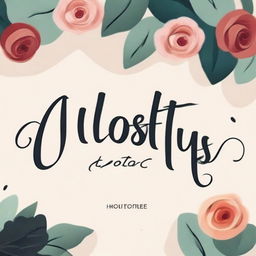 Create a beautiful font design that writes the title of the story 'Almost Us'