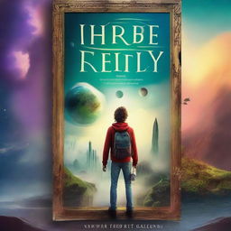 Create a captivating book cover for the story titled 'Into Reality'