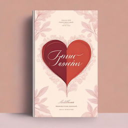 Create a book cover that captures the essence of unpredictable true love