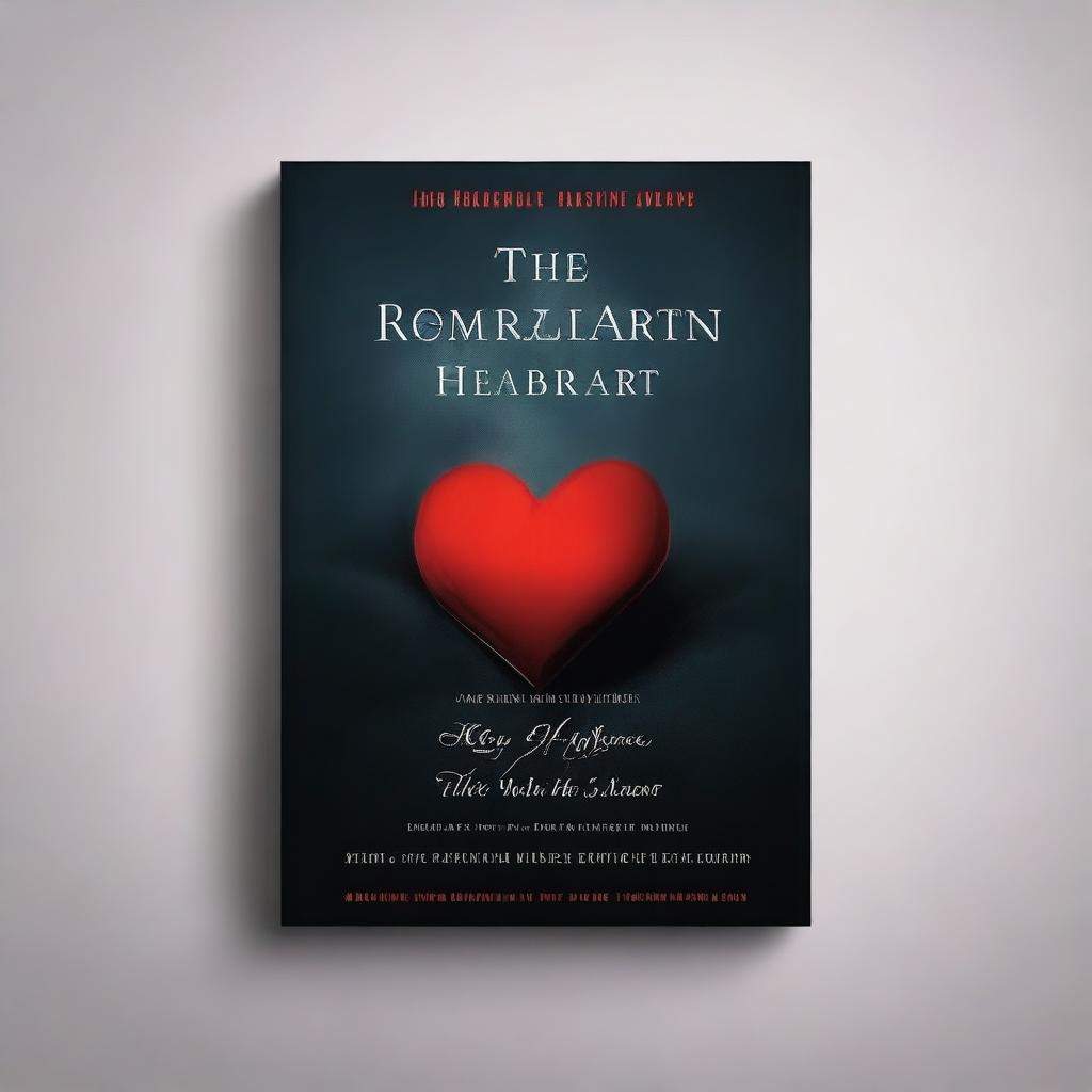 Design a captivating book cover for a romance novel titled 'The Hidden Heartbeat