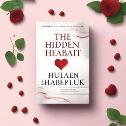 Design a captivating book cover for a romance novel titled 'The Hidden Heartbeat