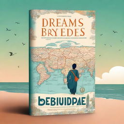 Create an image for a book cover titled 'DREAMS BEYOND BORDERS (Babu Raja Penyelundup)'