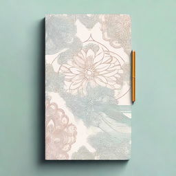 A beautifully designed cover for a notebook