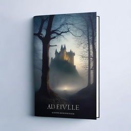 A captivating book cover featuring a mysterious forest with a hidden path leading to an ancient castle