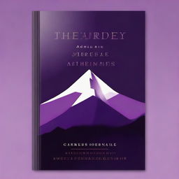 Create a book cover that reflects a journey and personal growth with an elegant and modern touch