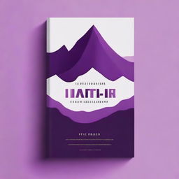 Create a book cover that reflects a journey and personal growth with an elegant and modern touch