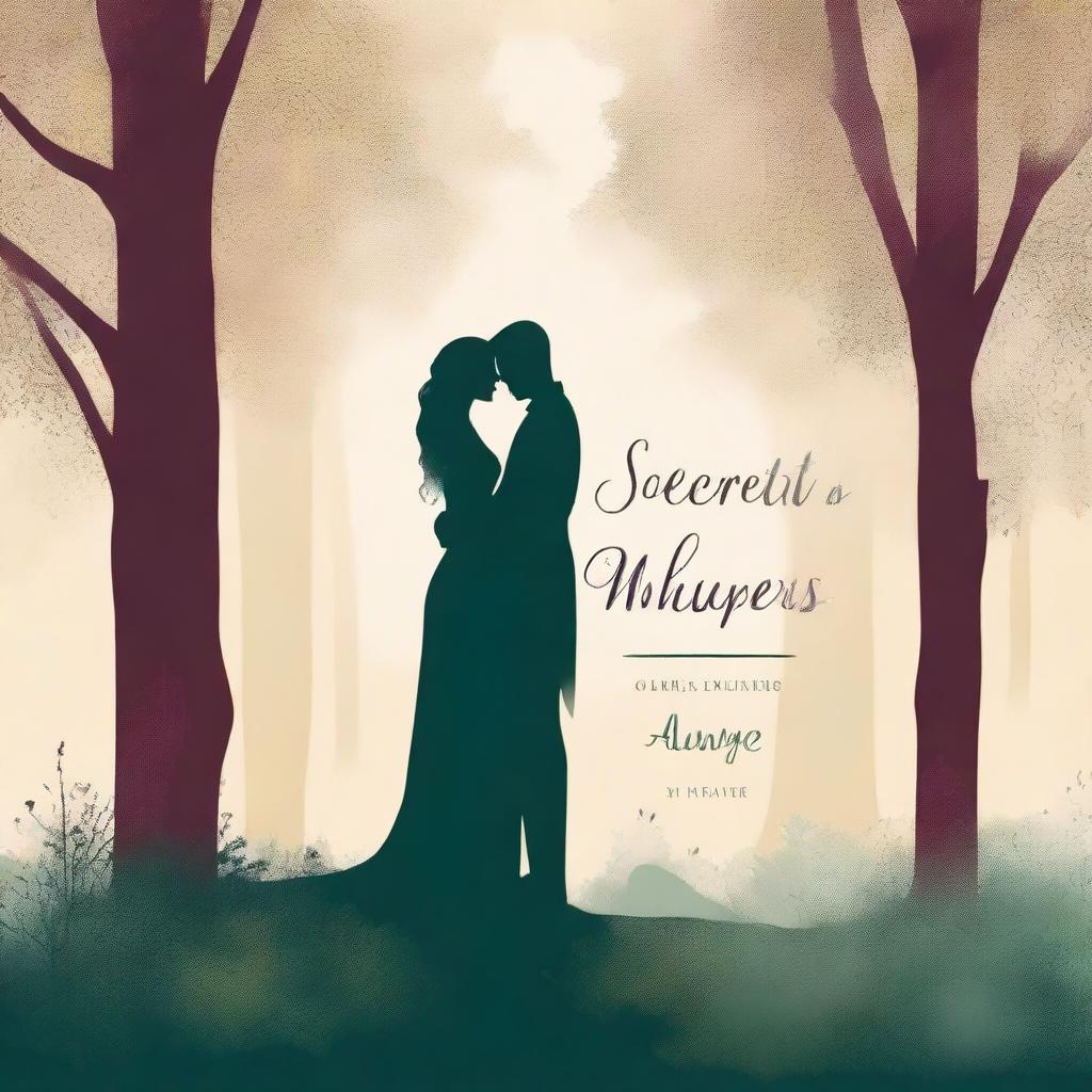 Design a book cover titled 'Secret Whispers