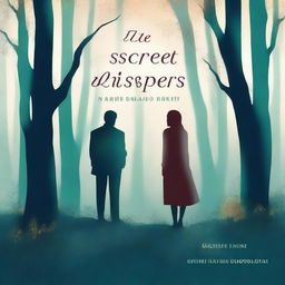 Design a book cover titled 'Secret Whispers