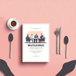 Create a book cover for a comprehensive guide on professional, dining, and online meeting etiquette