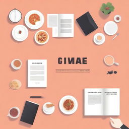 Create a book cover for a comprehensive guide on professional, dining, and online meeting etiquette