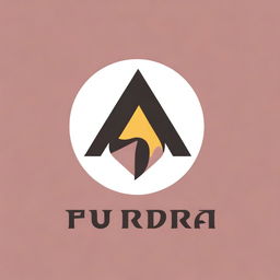 Create a logo featuring the word 'Rudra'