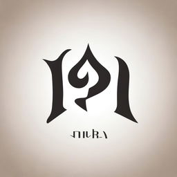 Create a logo featuring the word 'Rudra'