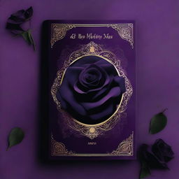 A mysterious and captivating book cover titled 'El misterio de la ROSA NEGRA'